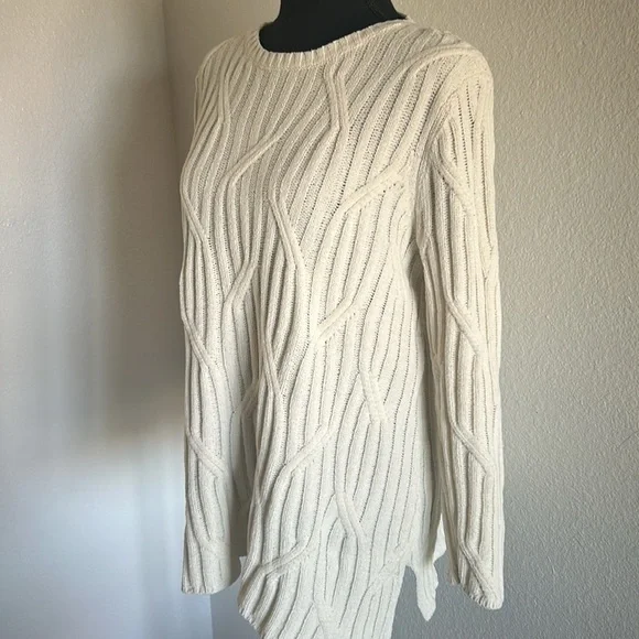 J.Jill Chenille Tunic Cream Sweater Size Petite Medium - Picture 8 of 10